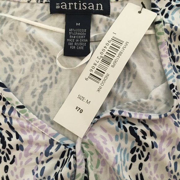 Artisan Maternity Dress Size M Twist Front - Picture 5 of 5